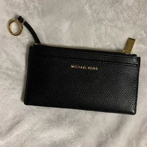Michael Kors zip card holder wallet